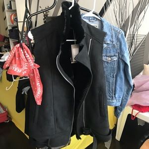 Zara trafaluc suede out wear XS-S